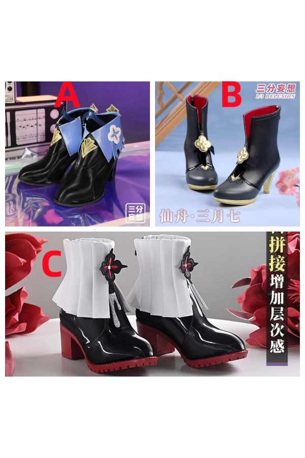 1/3 Delusion Honkai Star Rail March 7th Cosplay Shoes